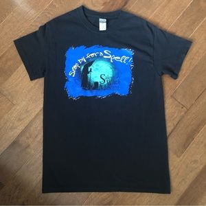 Salem Witch Museum Black Graphic Short Sleeve Shirt Size Small